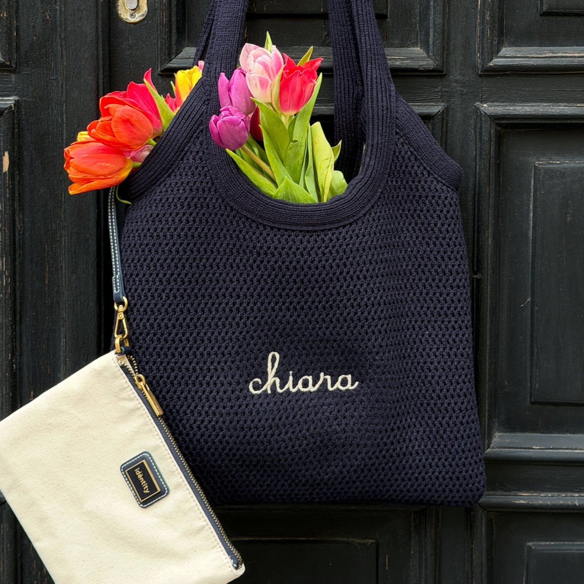 Borsa in Maglia - Blu Oceano - IDENTITY