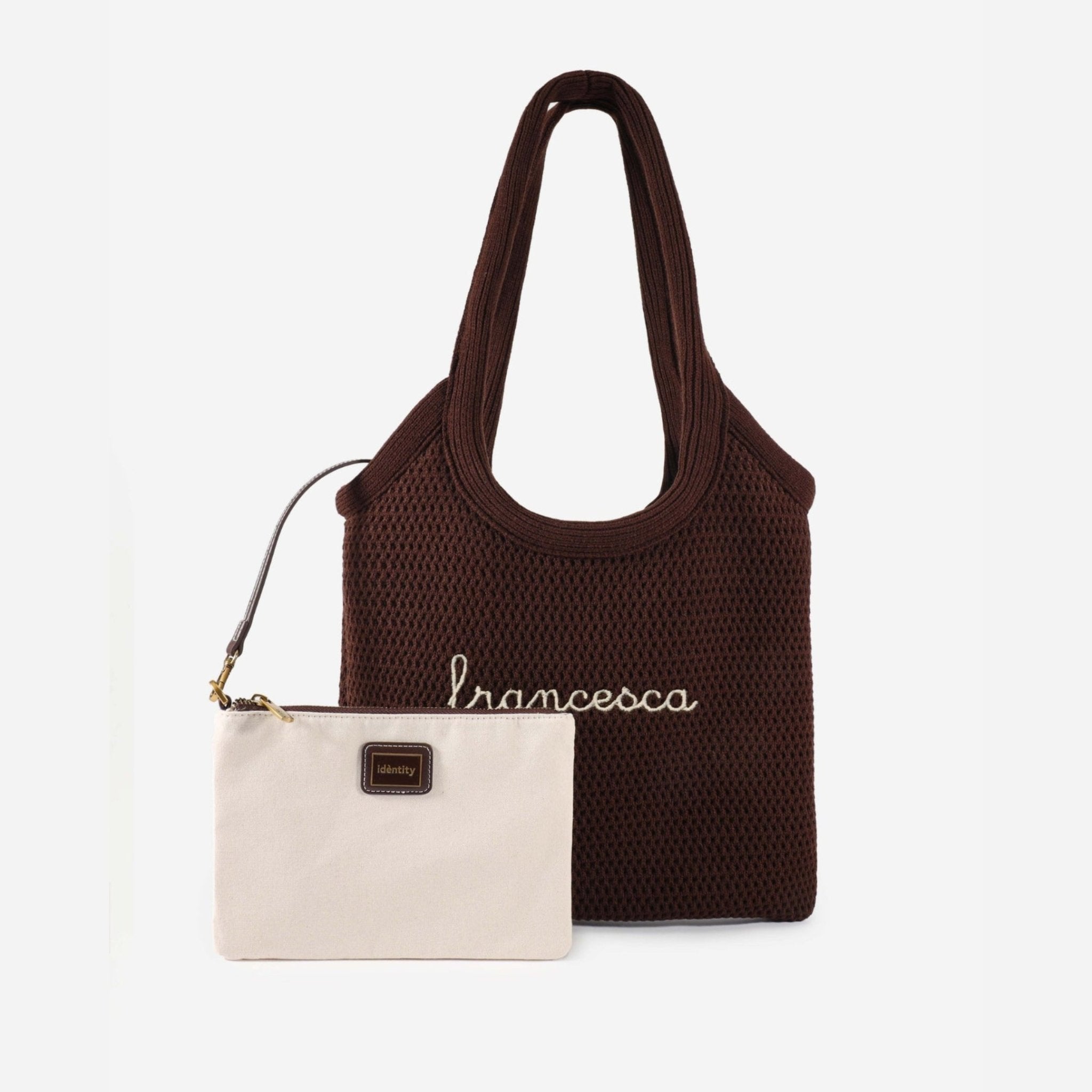 Borsa in Maglia - Marrone Espresso - IDENTITY