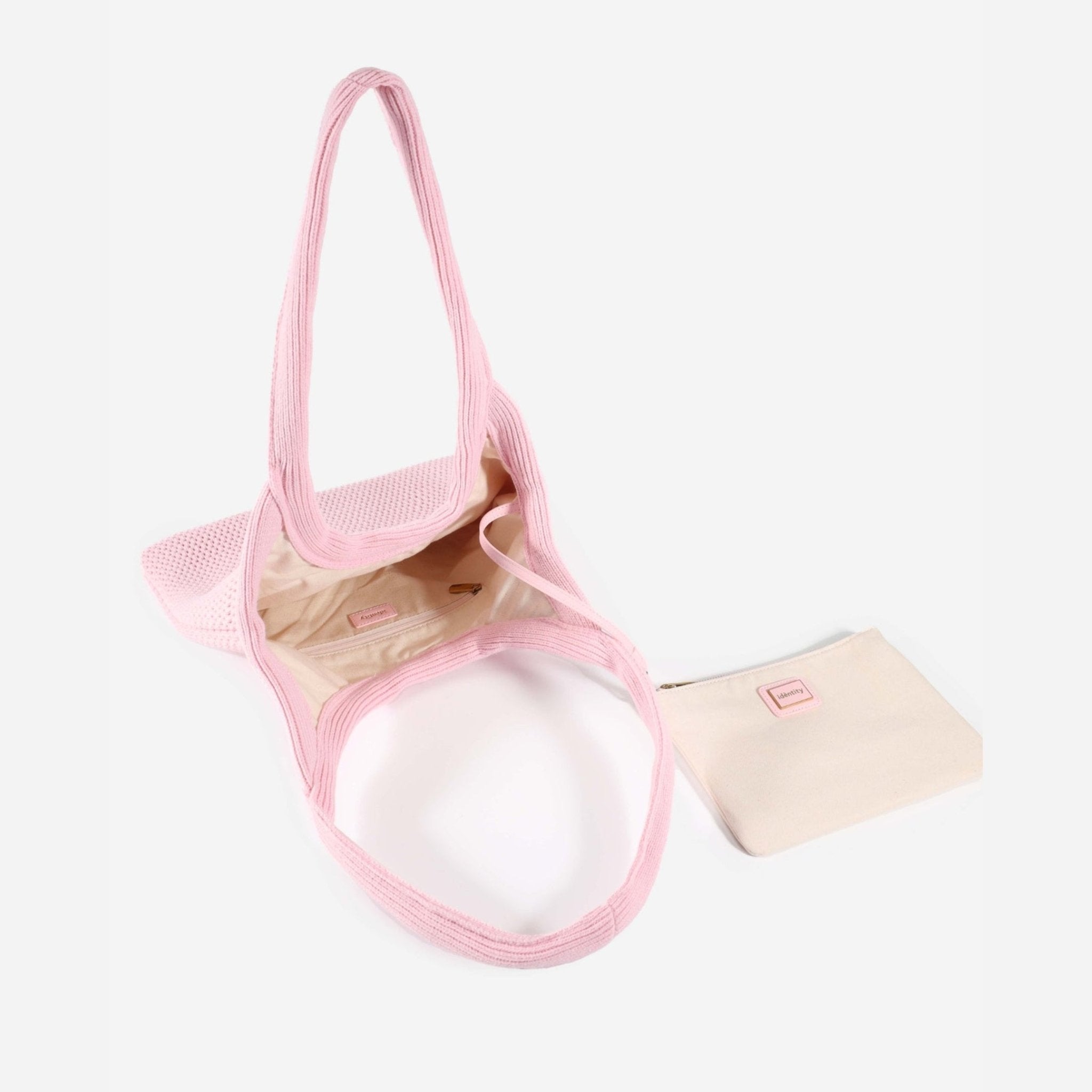 Borsa in Maglia - Rosa Pastello - IDENTITY