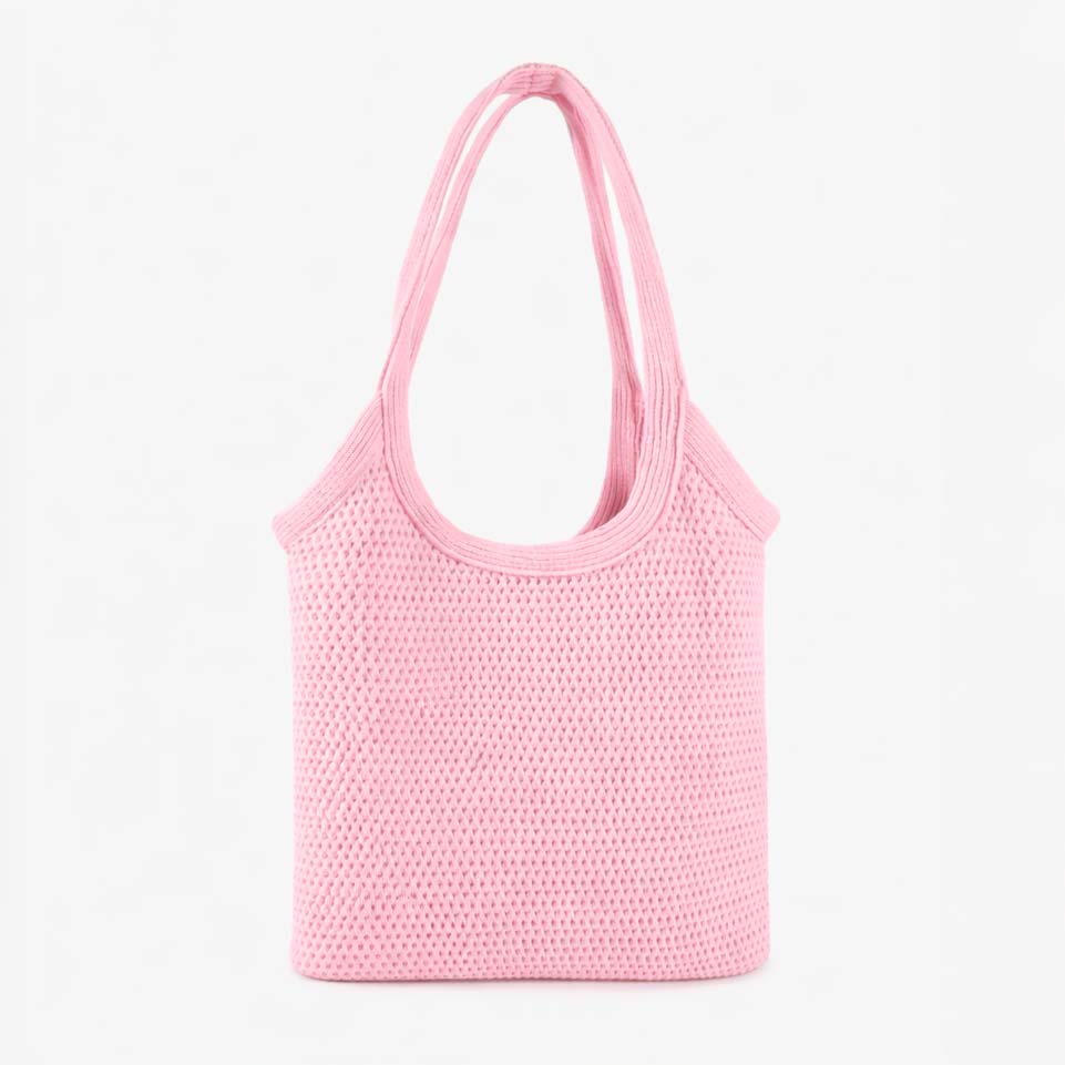 Borsa in Maglia - Rosa Pastello - IDENTITY