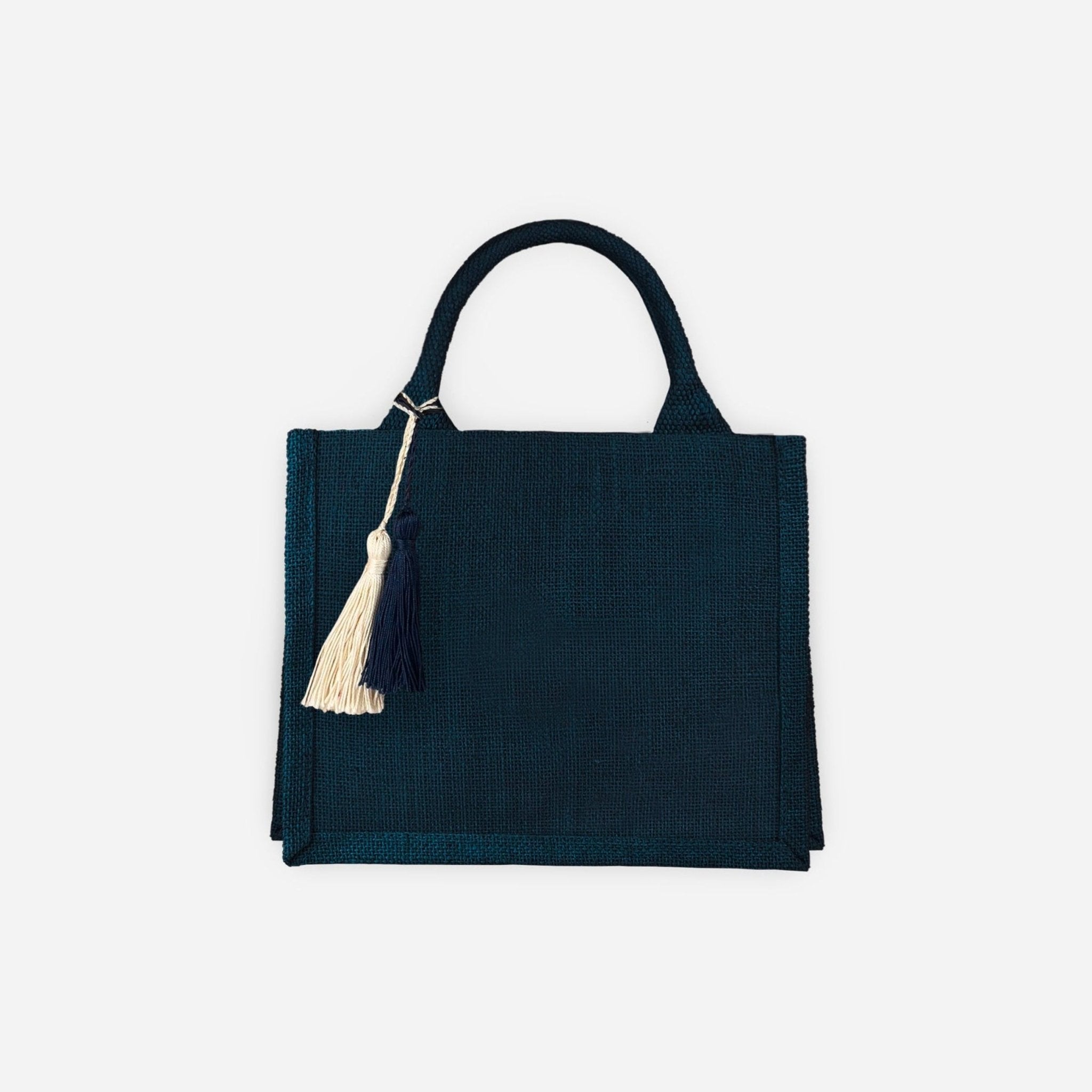 Borsa Mini in Juta - Blu navy - IDENTITY