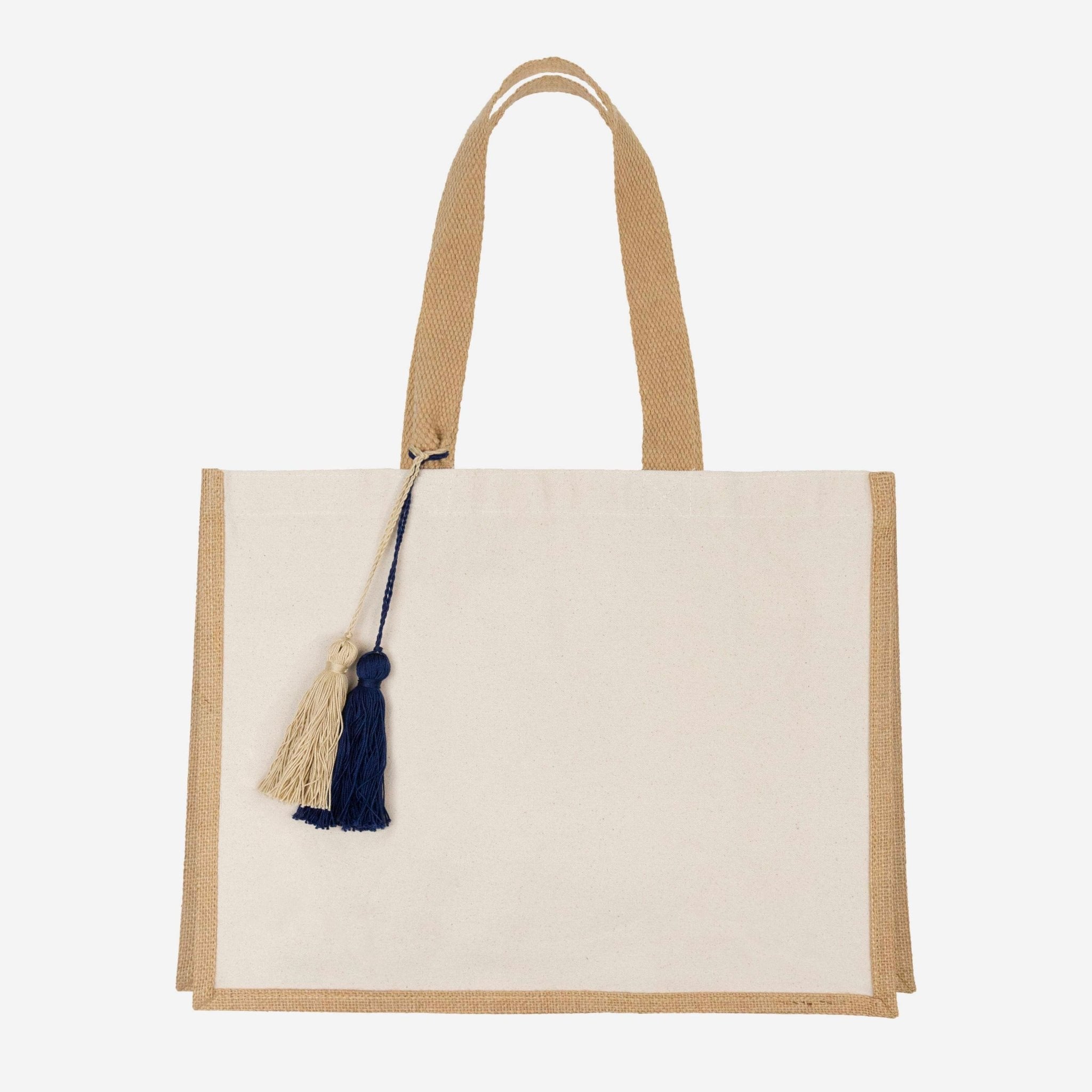 Borsa Tote in Cotone - Naturale - IDENTITY