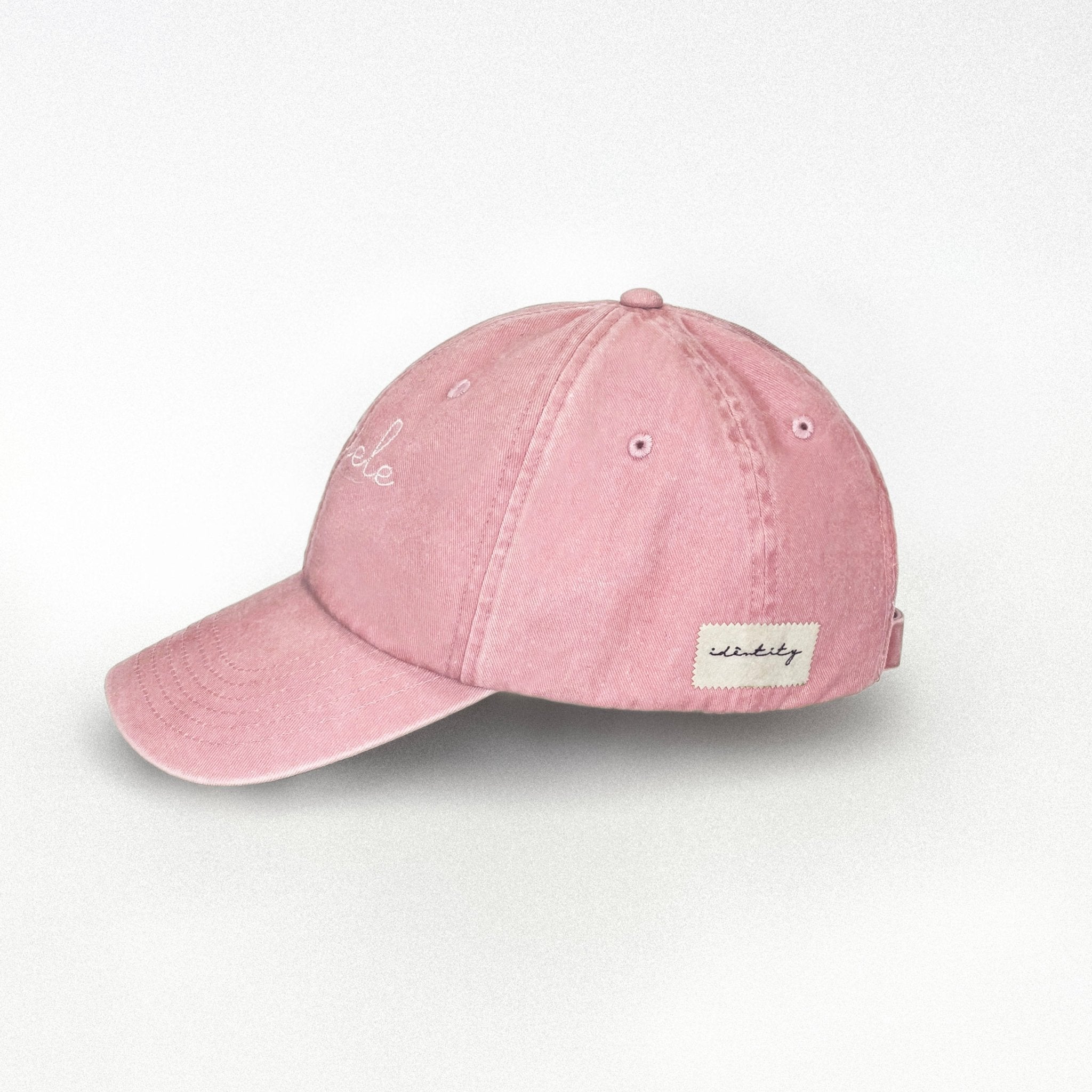 Cappello Baseball in Tela - Rosa - IDENTITY