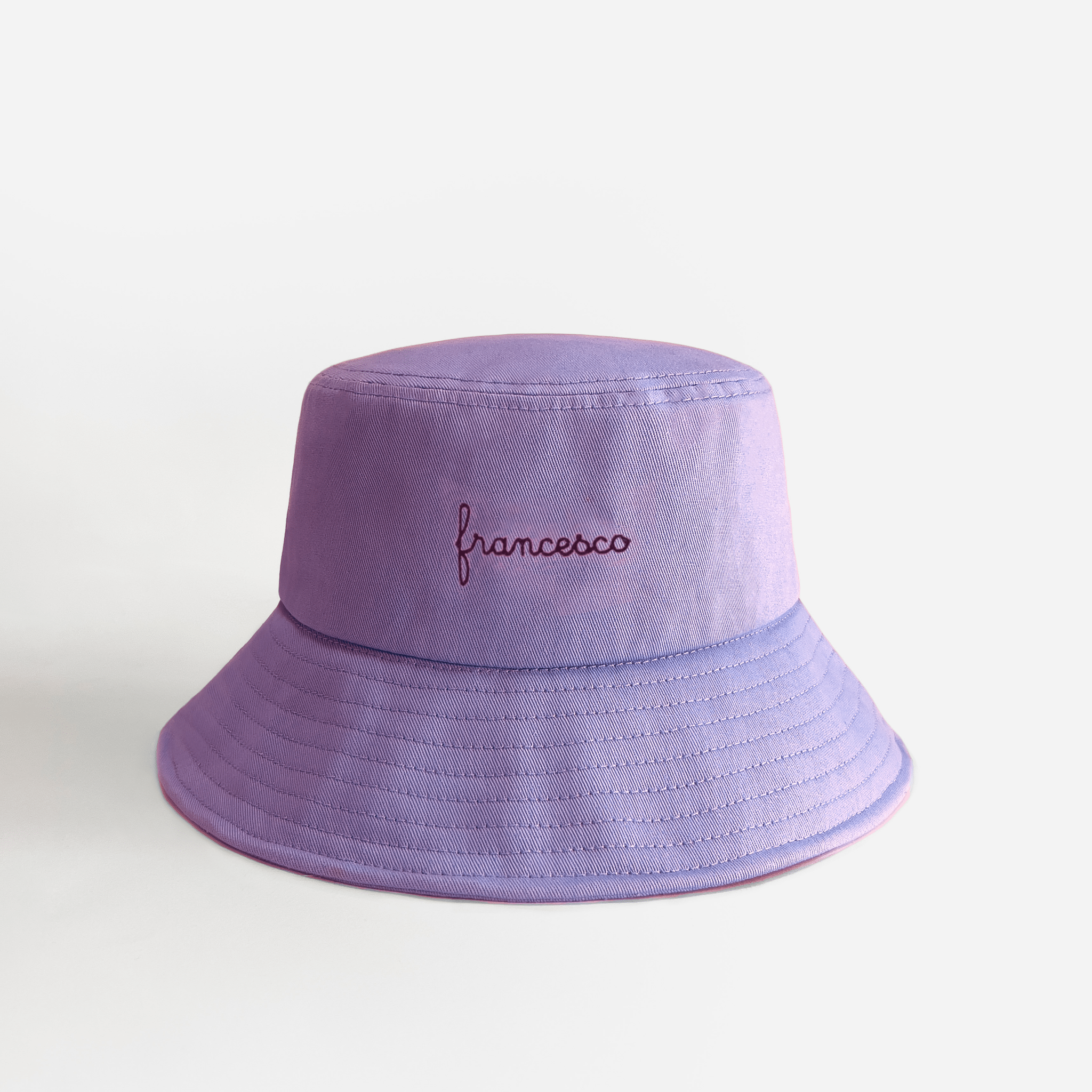 Cappello Bucket in Tela - Lilla - IDENTITY