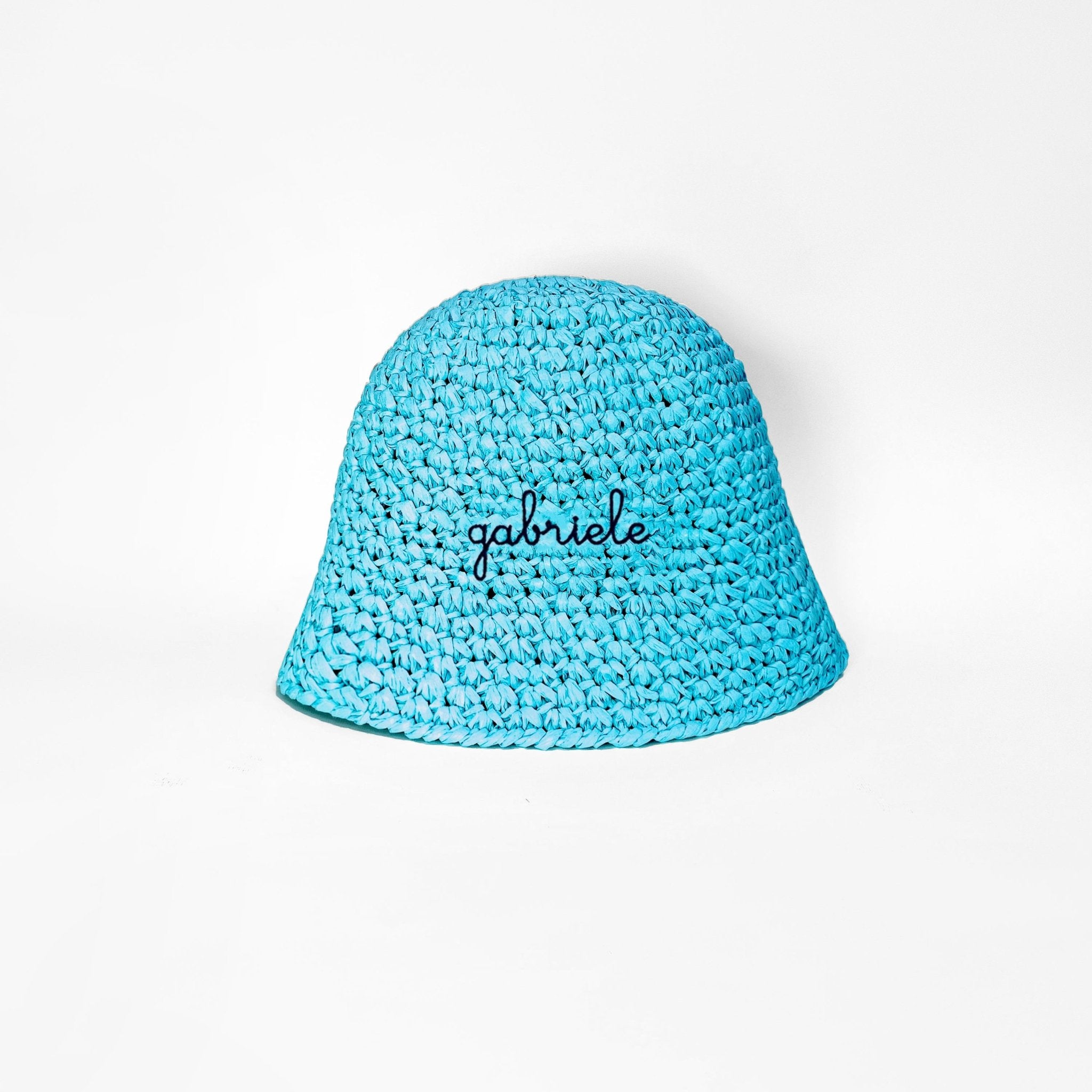 Cappello in Rafia - Azzurro - IDENTITY