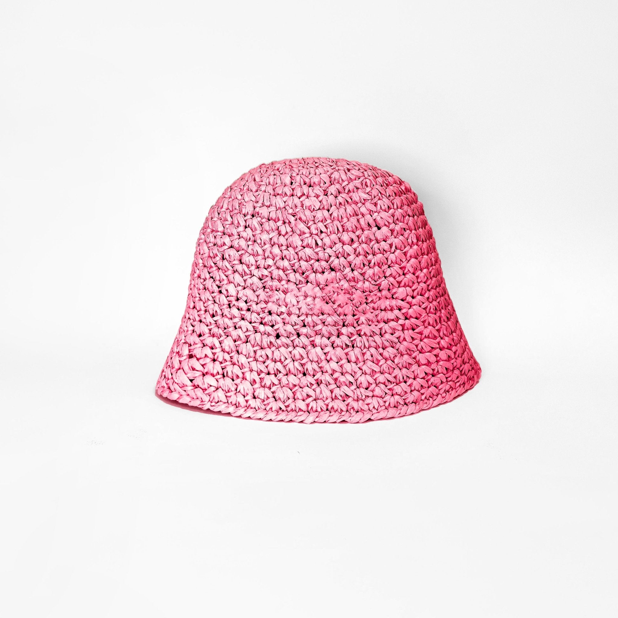 Cappello in Rafia - Rosa - IDENTITY