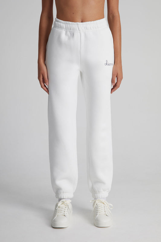 Pantalone Sportivo Pesante - Bianco