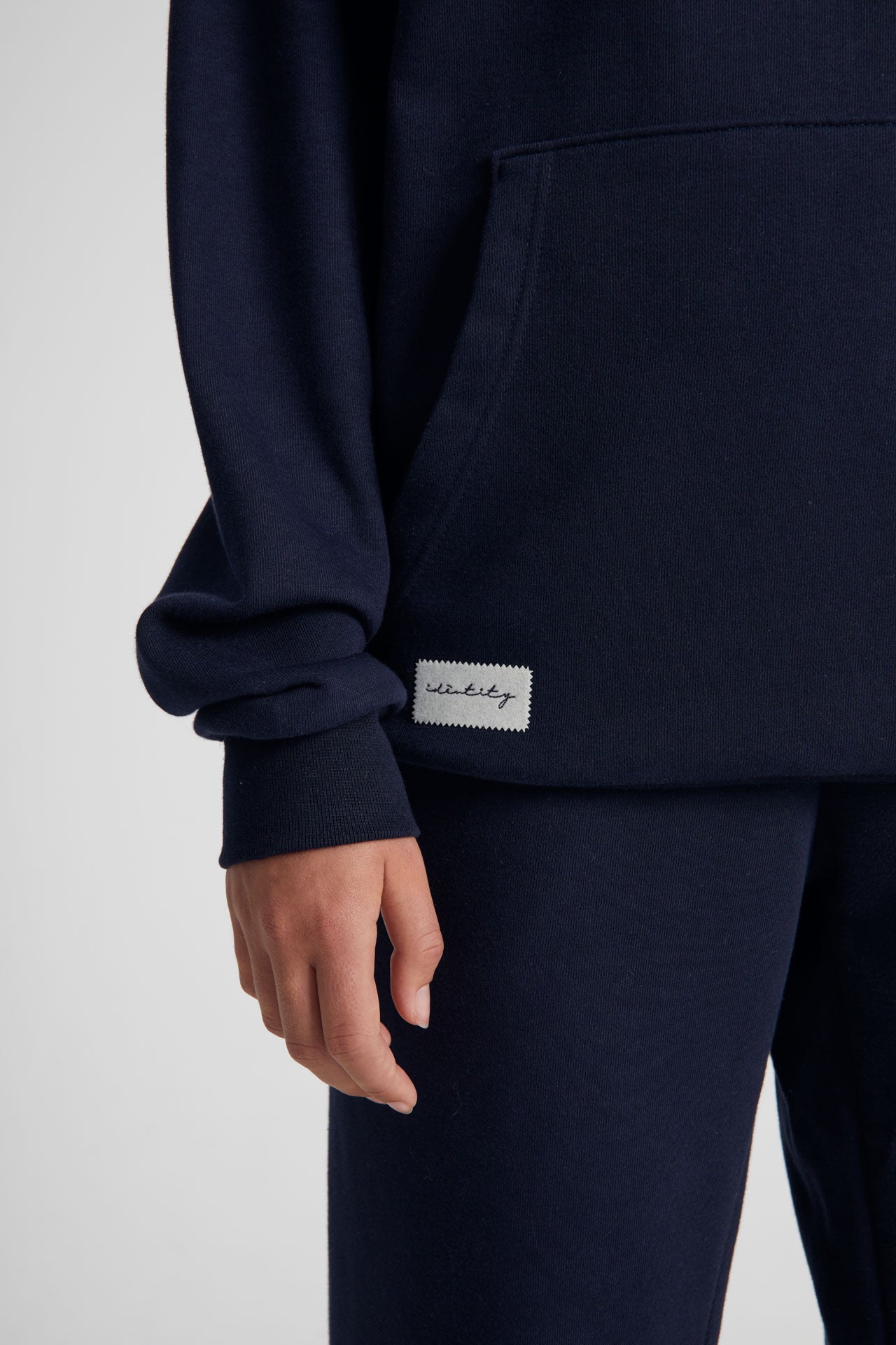 365 Midweight Patch Hoodie - Navy