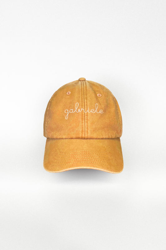 Cappello Baseball in Tela - Senape