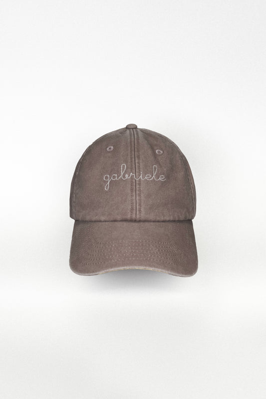 Cappello Baseball in Tela - Marrone