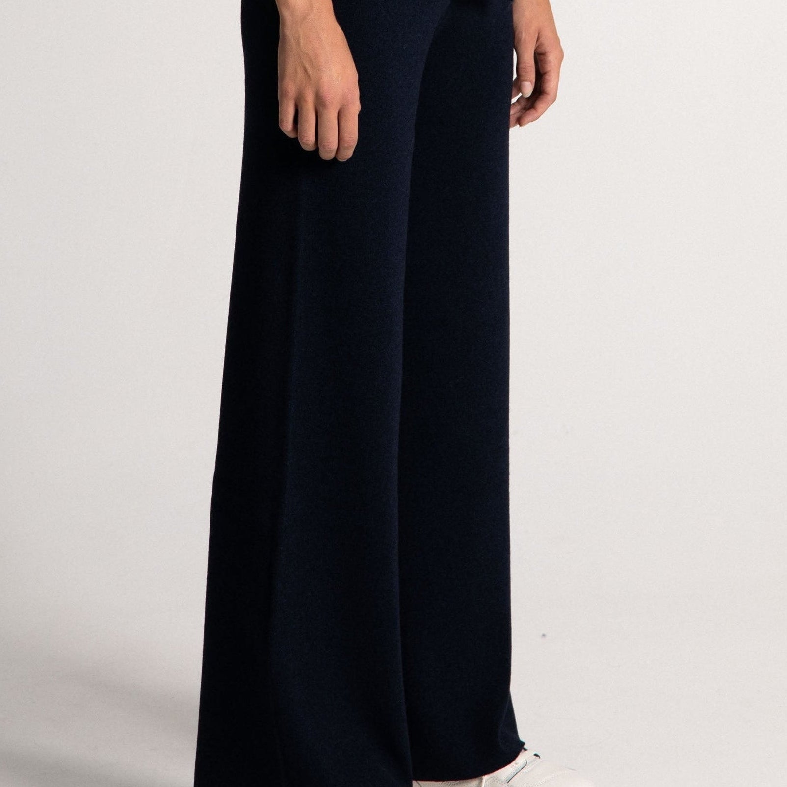 Pantalone in Cashmere - Blu - IDENTITY