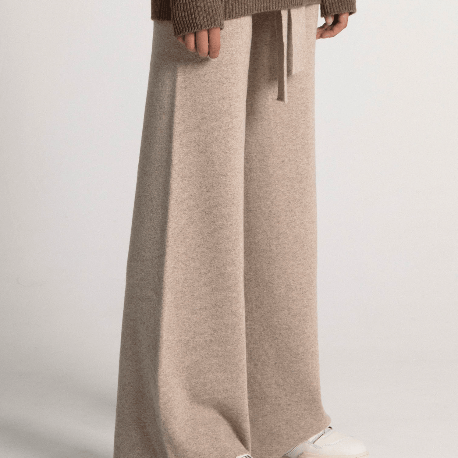 Pantalone in Cashmere - Naturale - IDENTITY