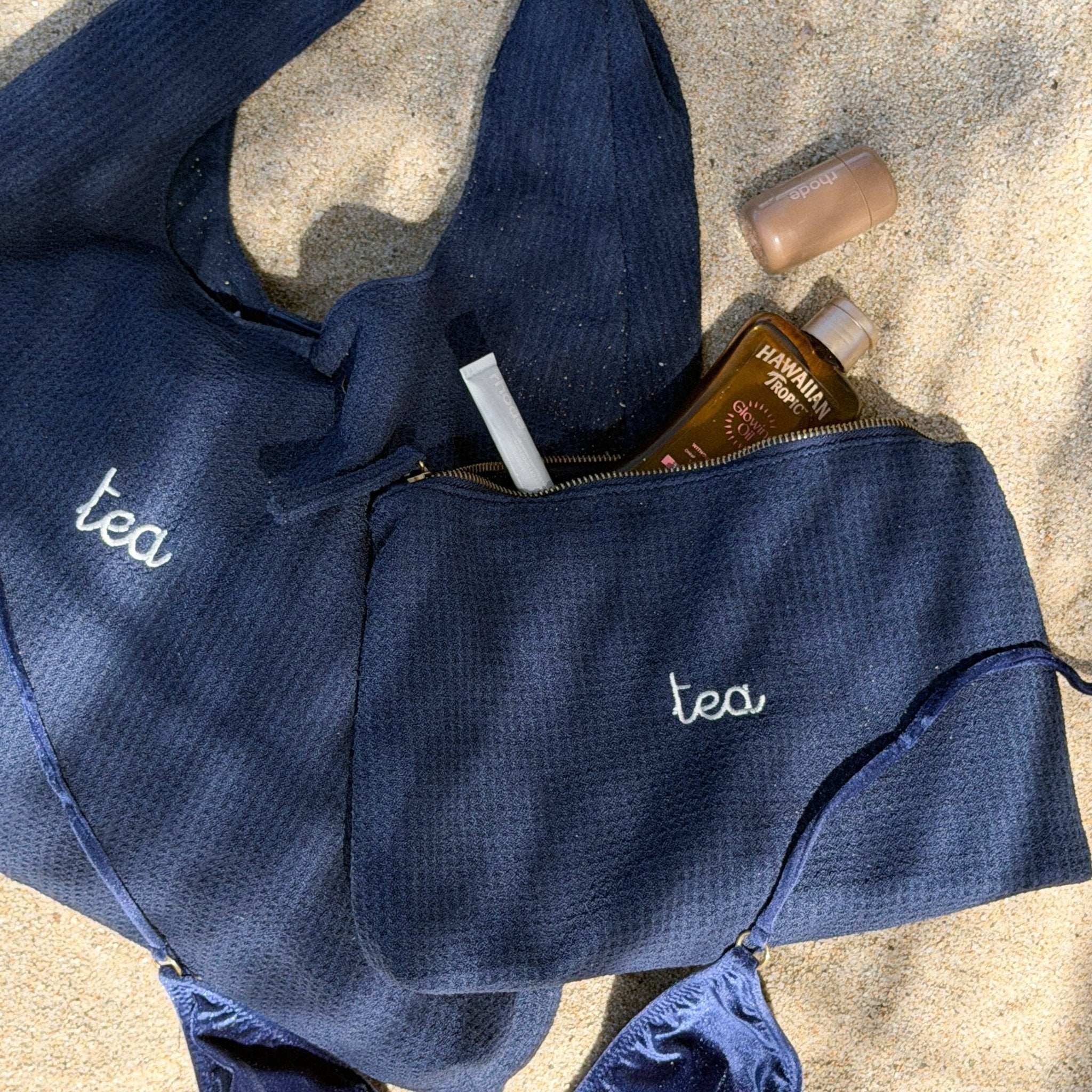 Pouch in Spugna - Blu Mare - IDENTITY