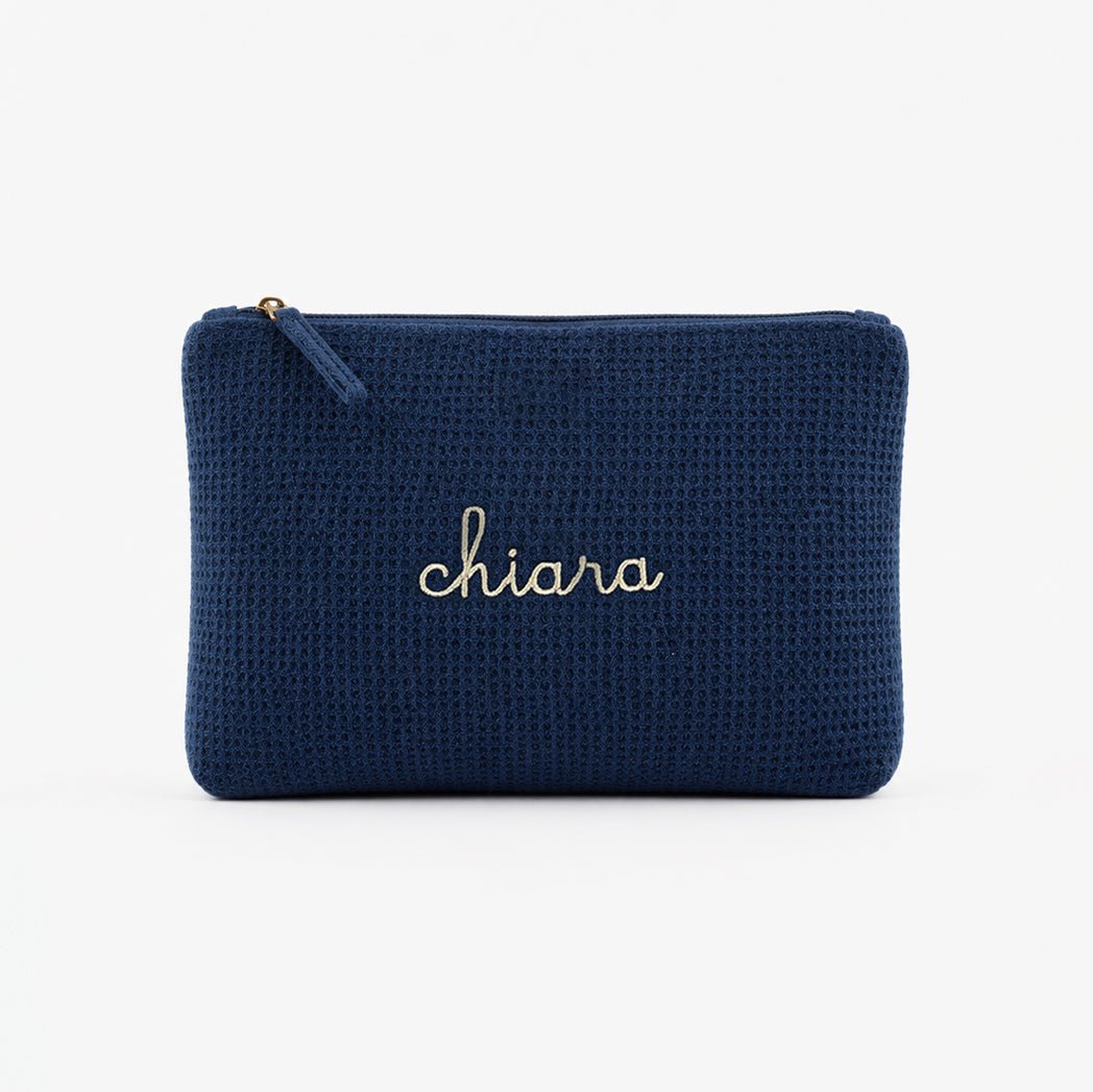 Pouch in Spugna - Blu Mare - IDENTITY