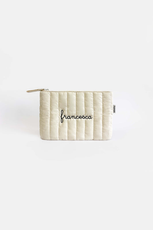 Pouch Bag Imbottita - Crema