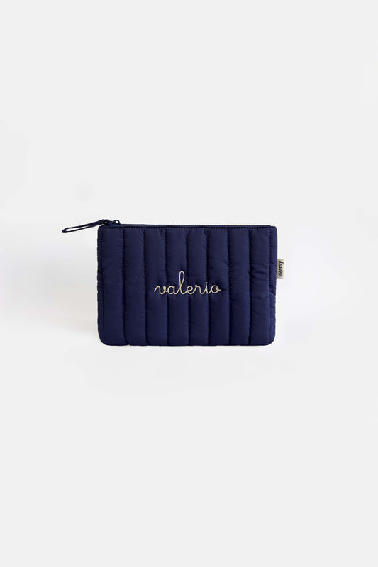 Padded Pouch Bag - Navy