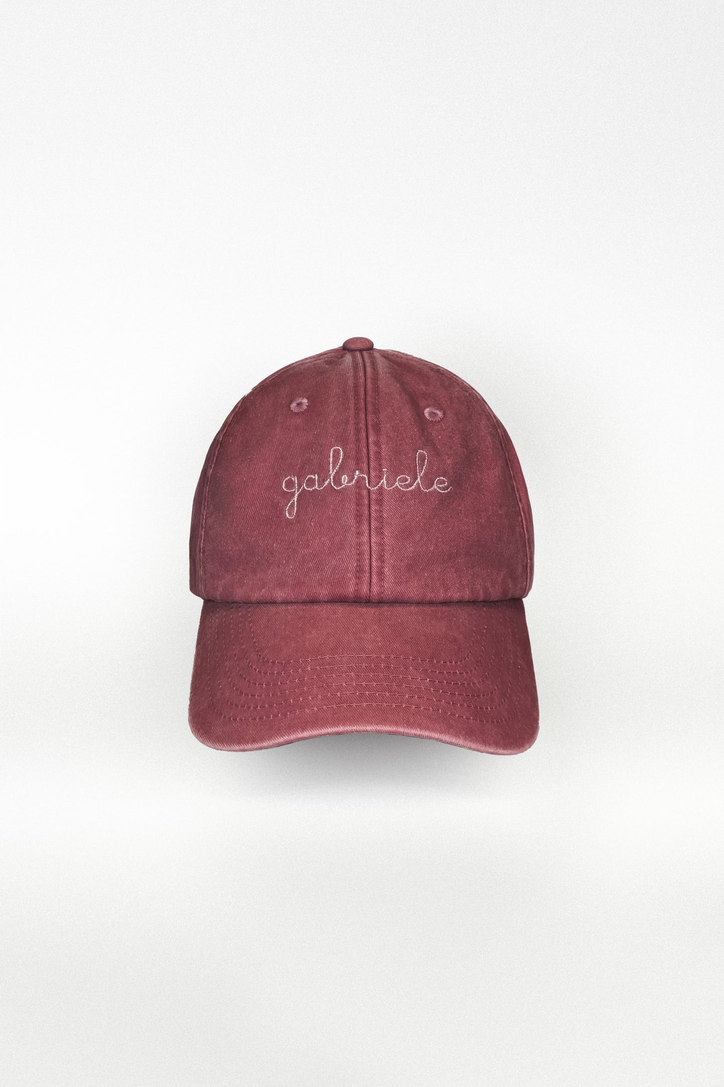 Canvas Baseball Hat - Red