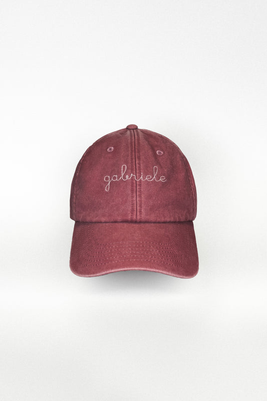 Canvas Baseball Hat - Red