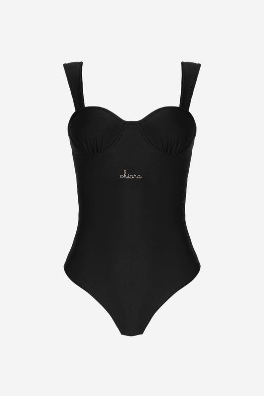 Balconette One Piece - Black