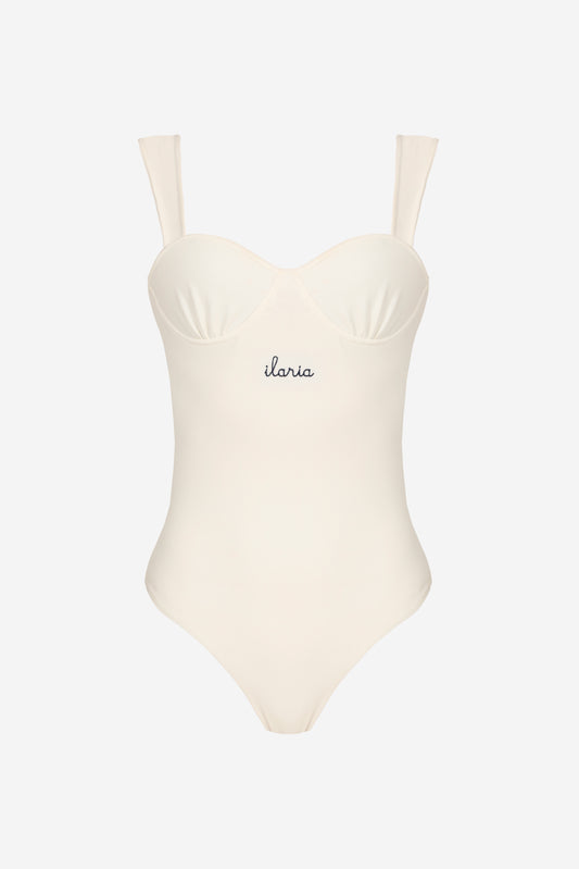 Balconette One Piece - Pearl