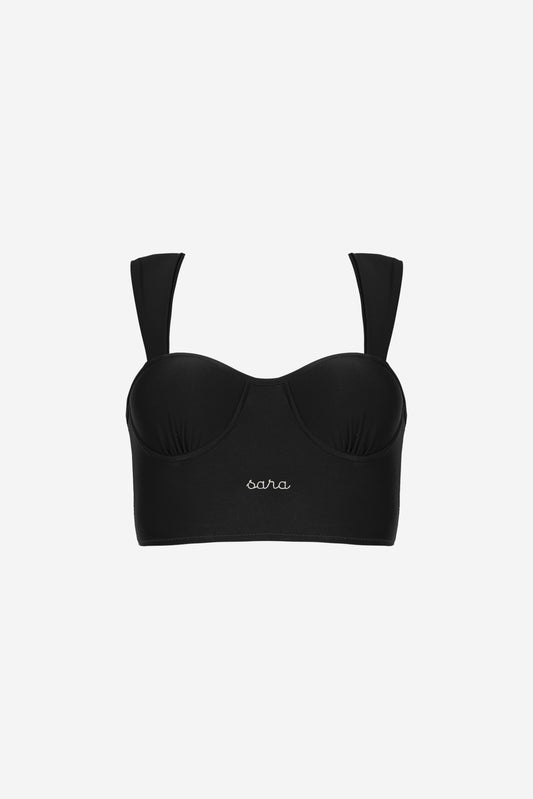 Balconette Bikini Top - Black