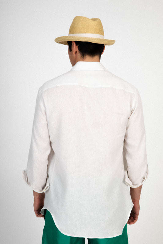 ULTIMA CHANCE - Linen Shirt - Ivory