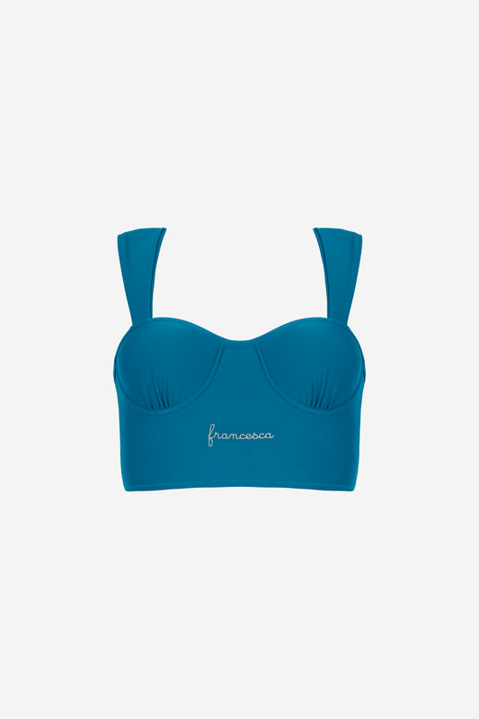 Balconette Bikini Top - Cobalt