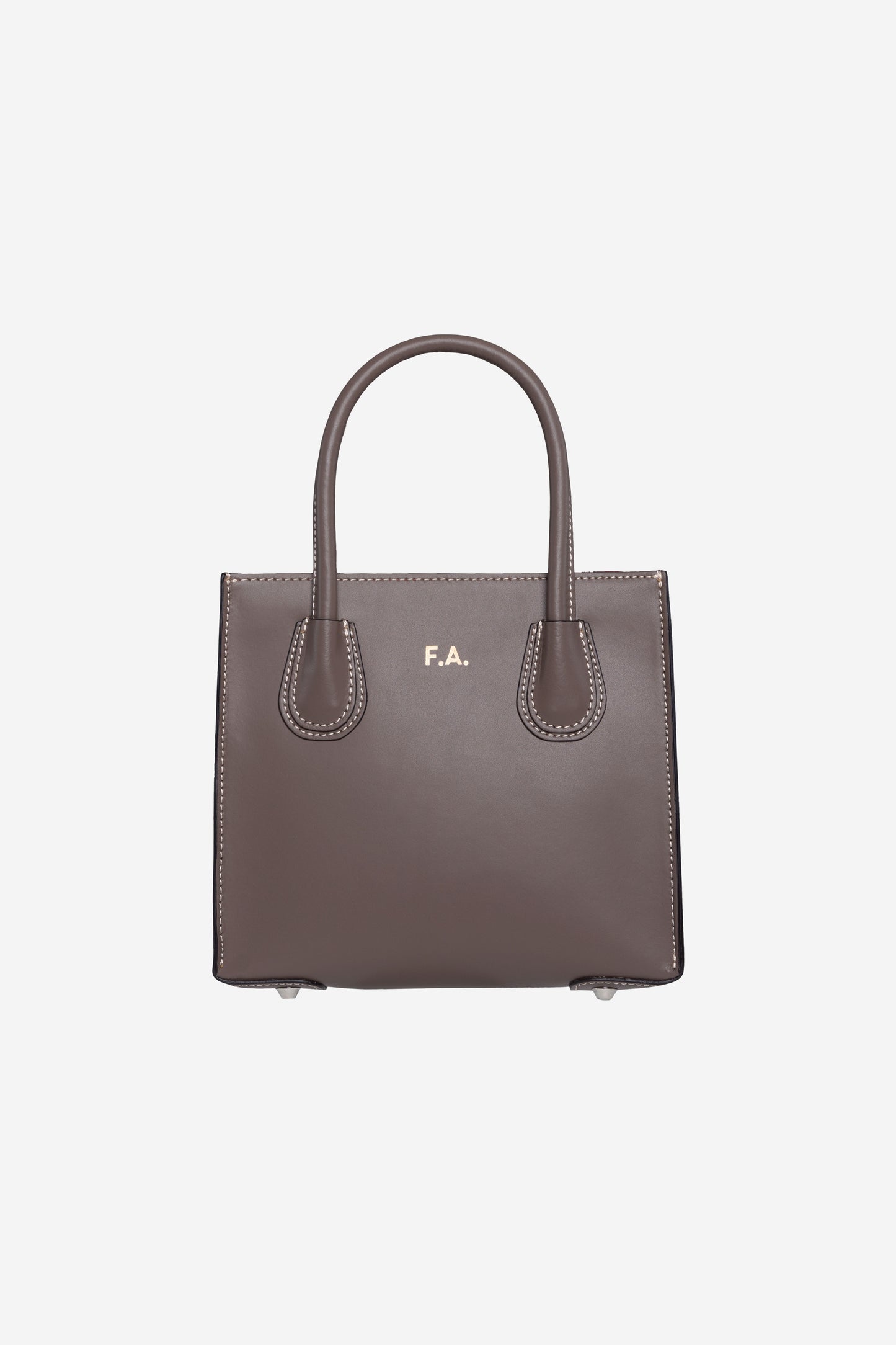 Leather Bag - Taupe