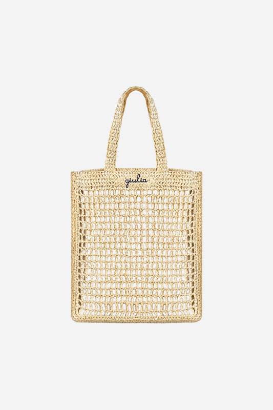 Rafia Tote Bag - Natural