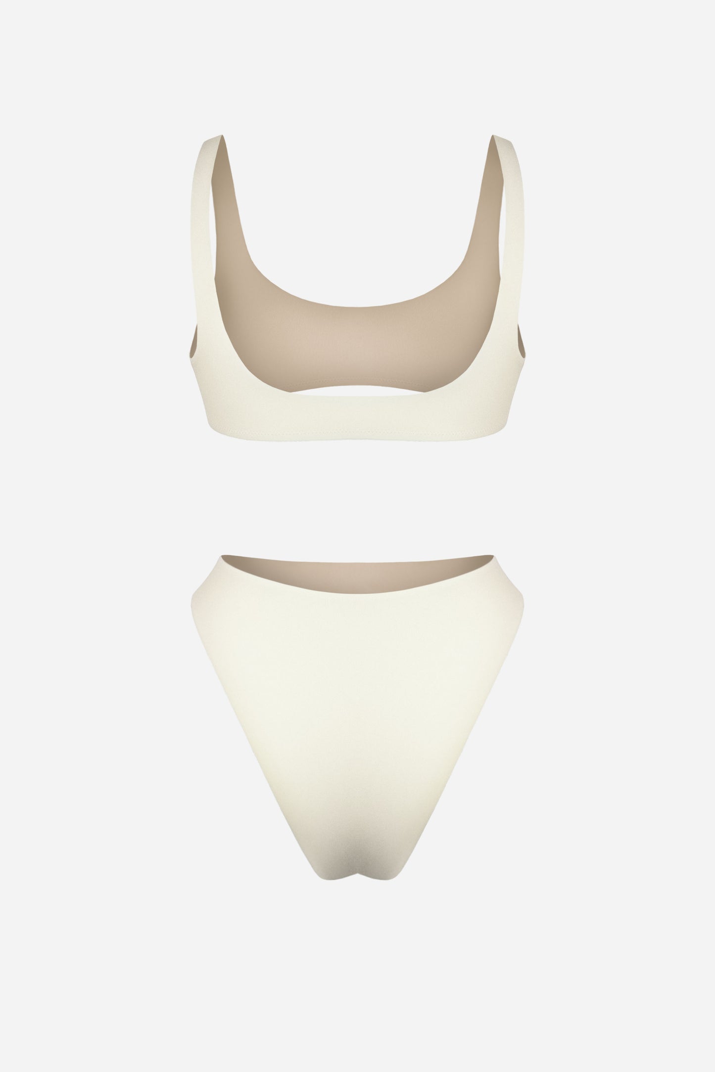 Sporty Bikini Set - Cream