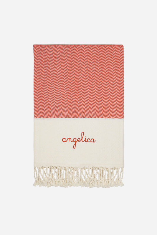 Cotton Towel - Coral