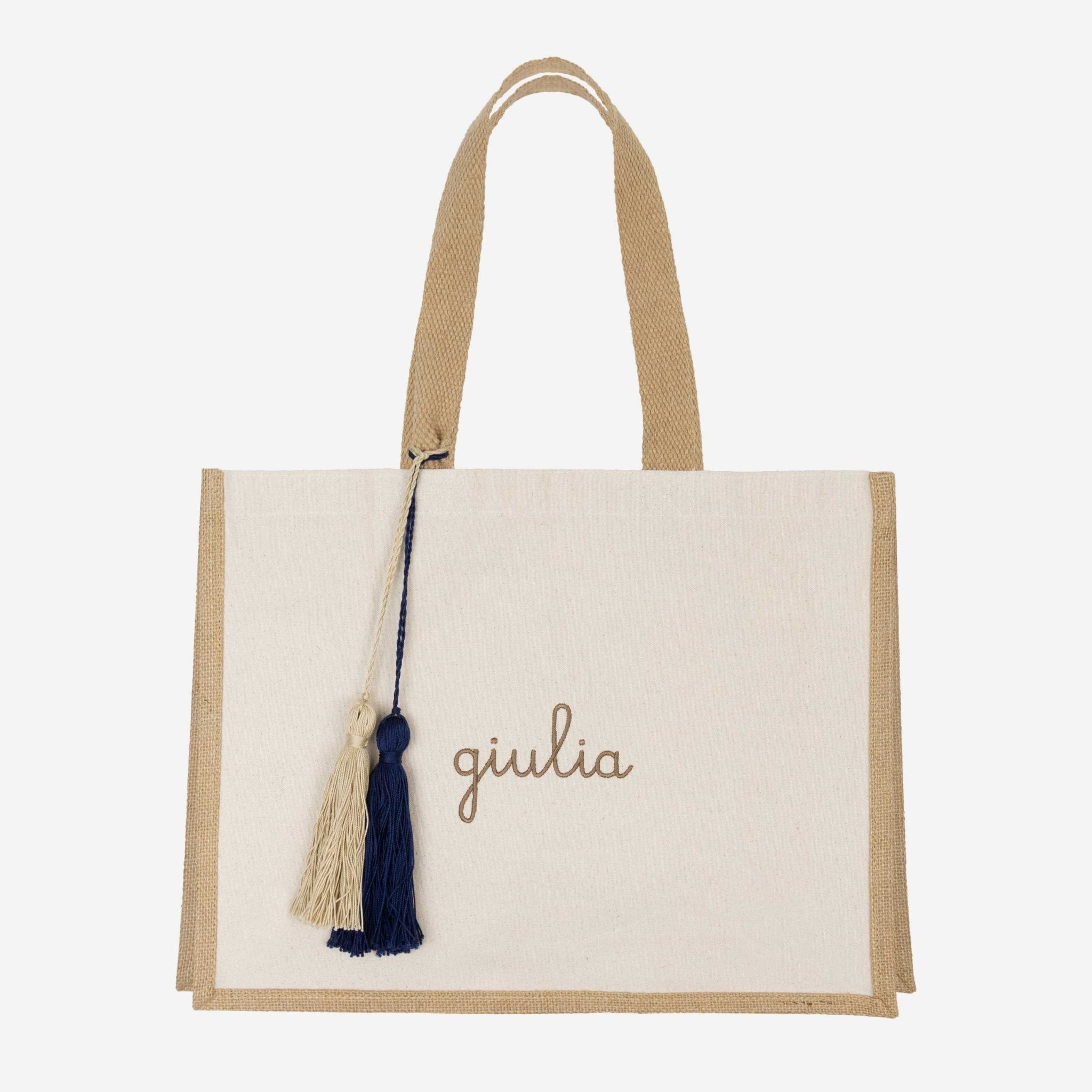Borsa Tote in Cotone - Naturale - IDENTITY
