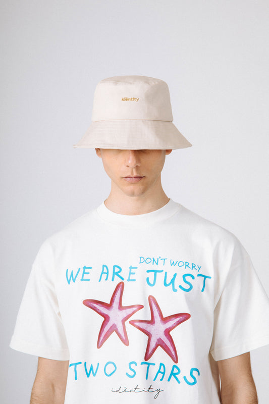 Canvas Bucket Hat - Cream