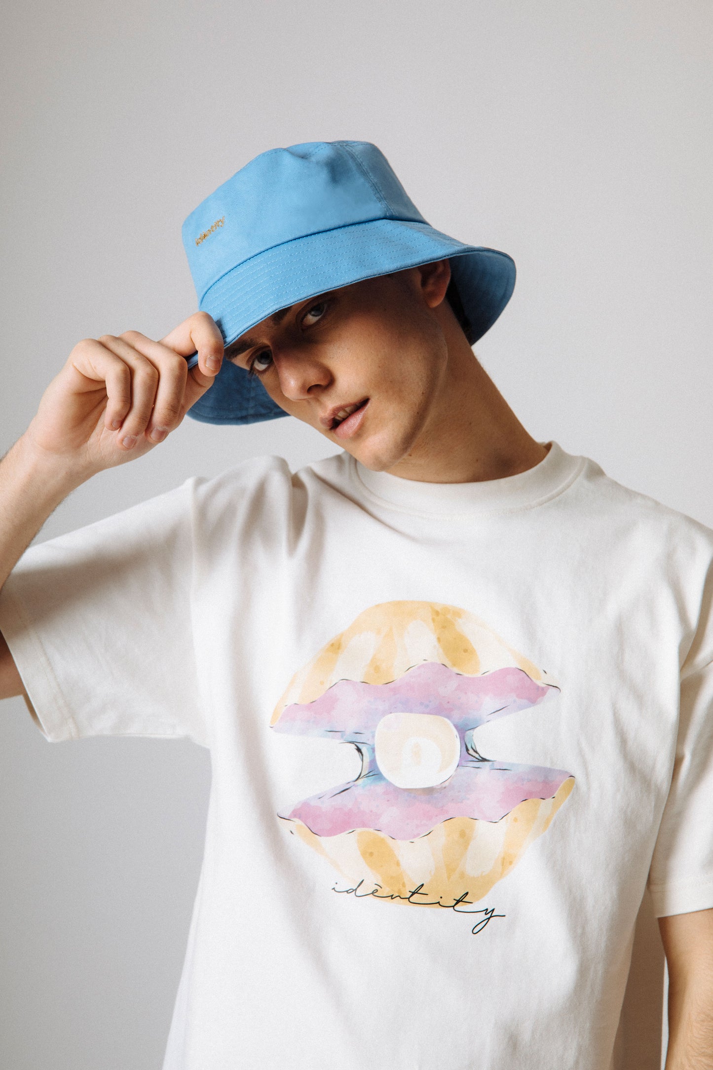 Canvas Bucket Hat - Sky