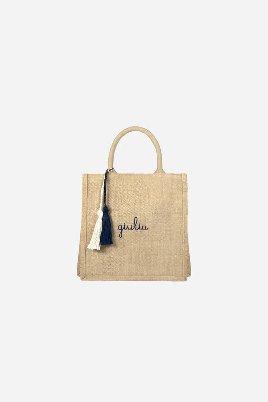 Borsa Midi in Juta - Naturale