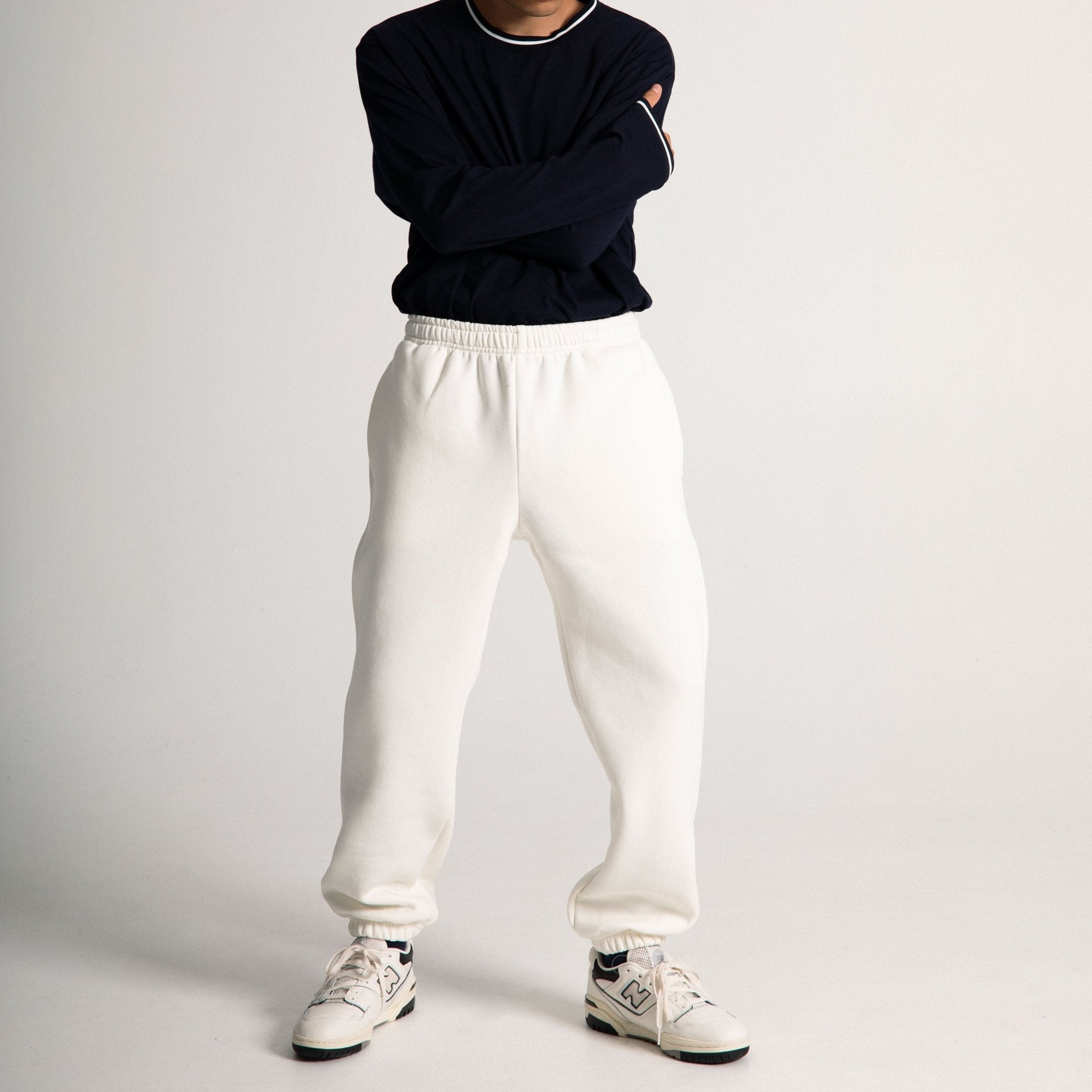 Pantaloni di Felpa Pesanti - Bianco - IDENTITY