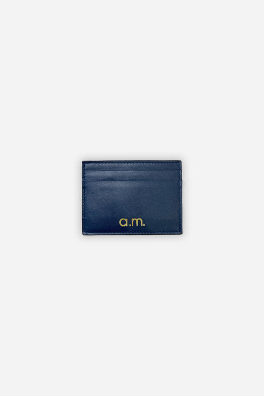 Leather Cardholder - Blue