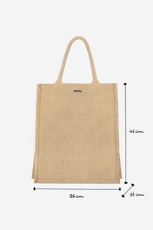 Borsa Tall in Juta - Naturale